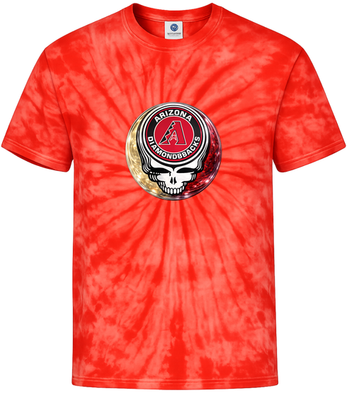 Arizona Diamondbacks Crystal Stealie Tie-Dye T-Shirt