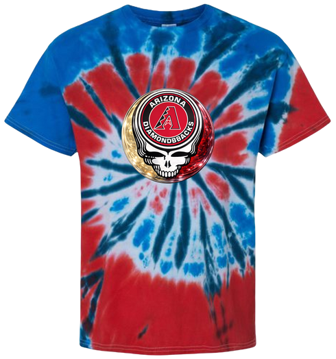 Arizona Diamondbacks Crystal Stealie Tie-Dye T-Shirt
