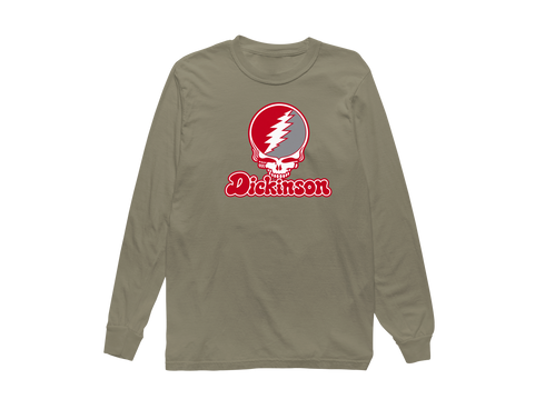 Dickinson Stealie Premium Unisex Long-Sleeve — Design: Dickinson College — Sandstone