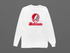 Dickinson Stealie Premium Unisex Long-Sleeve — Design: Dickinson College — White