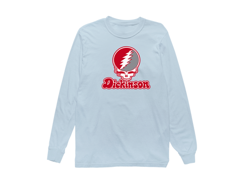 Dickinson Stealie Premium Unisex Long-Sleeve — Design: Dickinson College — Chambray