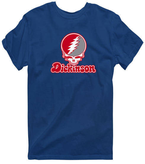 Dickinson Stealie Premium Unisex T-Shirt — Design: Dickinson College — Navy
