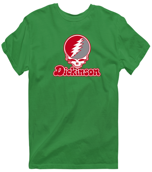 Dickinson Stealie Premium Unisex T-Shirt — Design: Dickinson College — Irish Green