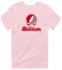 Dickinson Stealie Premium Unisex T-Shirt — Design: Dickinson College — Light Pink