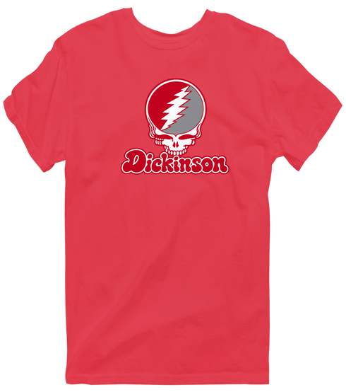 Dickinson Stealie Premium Unisex T-Shirt — Design: Dickinson College — Heather Red