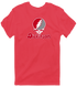Dickinson Stealie Premium Unisex T-Shirt — Design: Dickinson College — Heather Red