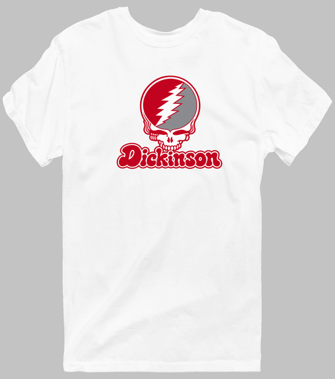 Dickinson Stealie Premium Unisex T-Shirt — Design: Dickinson College — White