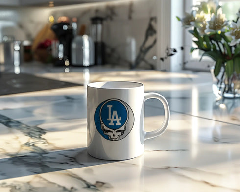 Grateful Dead - Los Angeles Dodgers Stealie 15 Ounce Coffee Mug - StealieShop