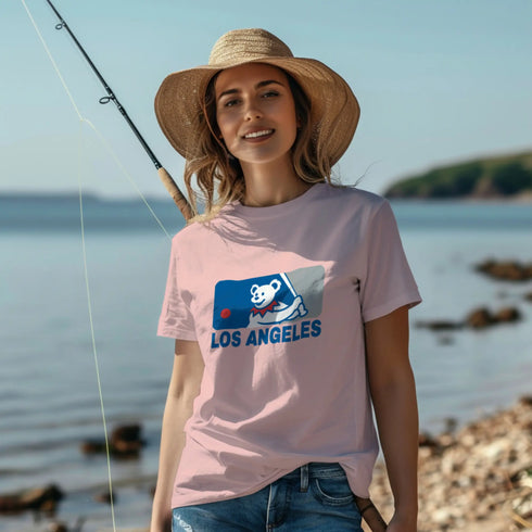 Grateful Dead - Los Angeles Dodgers MLB Logo T-Shirt - StealieShop