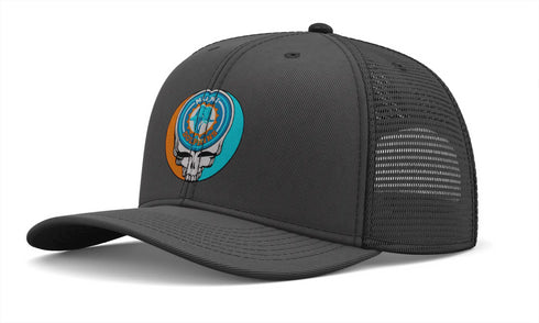 Grateful Dead - Miami Dolphins Stealie Trucker Cap - StealieShop