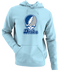 Drake Stealie Premium Unisex Hoodie — Design: Drake University — Light Blue