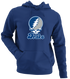 Drake Stealie Premium Unisex Hoodie — Design: Drake University — Navy