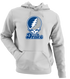 Drake Stealie Premium Unisex Hoodie — Design: Drake University — Sport Grey