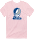 Drake Stealie Premium Unisex T-Shirt — Design: Drake University — Light Pink