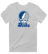 Drake Stealie Premium Unisex T-Shirt — Design: Drake University — Sport Grey