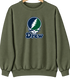Drew Stealie Premium Unisex Crewneck — Design: Drew University — Military Green