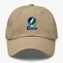Drew Stealie Premium Unisex Dad Hat — Design: Drew University — Khaki