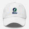Drew Stealie Premium Unisex Dad Hat — Design: Drew University — White