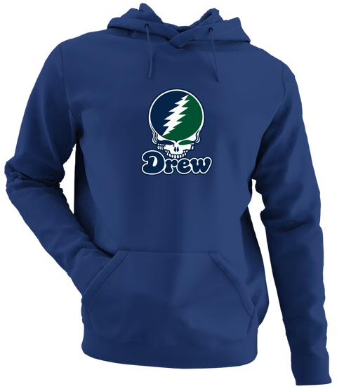 Drew Stealie Premium Unisex Hoodie — Design: Drew University — Navy