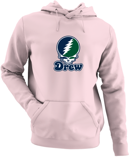 Drew Stealie Premium Unisex Hoodie — Design: Drew University — Light Pink