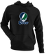 Drew Stealie Premium Unisex Hoodie — Design: Drew University — Black