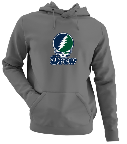 Drew Stealie Premium Unisex Hoodie — Design: Drew University — Charcoal