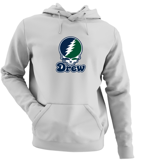 Drew Stealie Premium Unisex Hoodie — Design: Drew University — Sport Grey