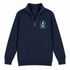 Drew Stealie Premium Unisex Quarter-Zip — Design: Drew University — Navy