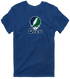 Drew Stealie Premium Unisex T-Shirt — Design: Drew University — Navy