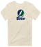 Drew Stealie Premium Unisex T-Shirt — Design: Drew University — Sand