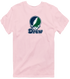 Drew Stealie Premium Unisex T-Shirt — Design: Drew University — Light Pink