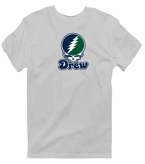 Drew Stealie Premium Unisex T-Shirt — Design: Drew University — Sport Grey