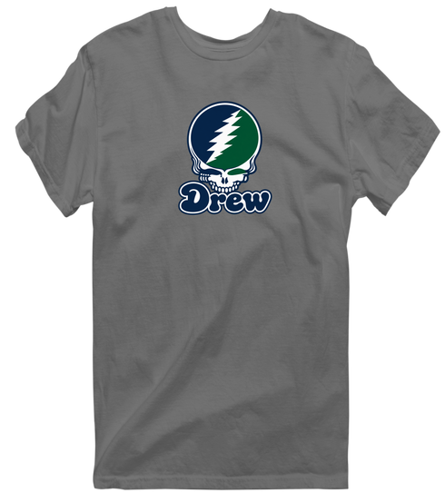 Drew Stealie Premium Unisex T-Shirt — Design: Drew University — Charcoal