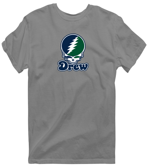 Drew Stealie Premium Unisex T-Shirt — Design: Drew University — Dark Heather