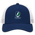 Drew Stealie Premium Unisex Trucker Cap — Design: Drew University — Navy/White