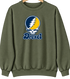 Drexel Stealie Premium Unisex Crewneck — Design: Drexel University — Military Green