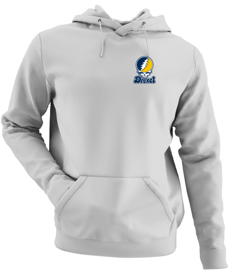 Drexel Stealie Premium Unisex Hoodie — Design: Drexel University — Sport Grey