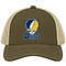 Drexel Stealie Premium Unisex Trucker Cap — Design: Drexel University — Moss/Khaki