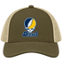 Drexel Stealie Premium Unisex Trucker Cap — Design: Drexel University — Moss/Khaki