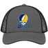 Drexel Stealie Premium Unisex Trucker Cap — Design: Drexel University — Charcoal/Black