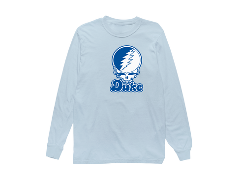 Duke Stealie Premium Unisex Long-Sleeve — Design: Duke University — Chambray