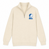 Duke Stealie Premium Unisex Quarter-Zip — Design: Duke University — Sand