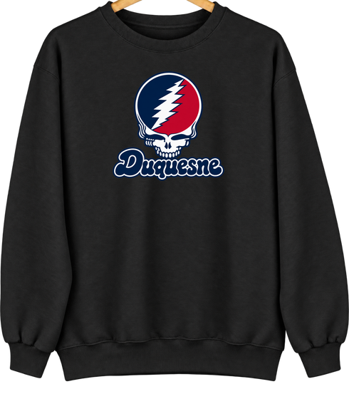 Duquesne Stealie Premium Unisex Crewneck — Black