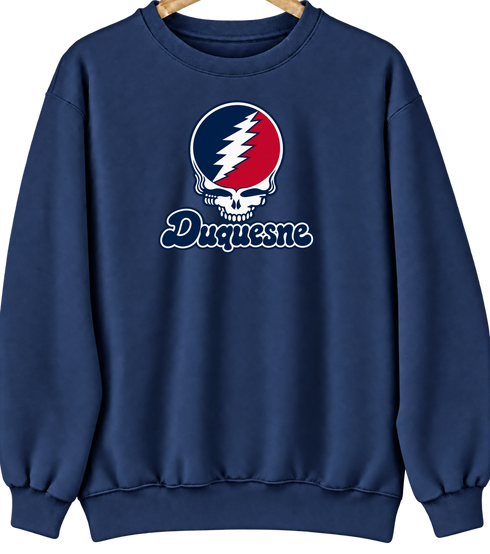 Duquesne Stealie Premium Unisex Crewneck — Navy