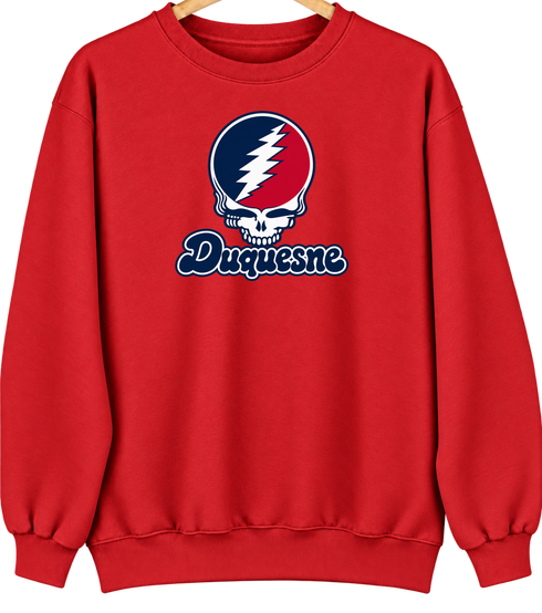 Duquesne Stealie Premium Unisex Crewneck — Red
