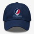 Duquesne Stealie Premium Unisex Dad Hat — Design: Duquesne University — Navy