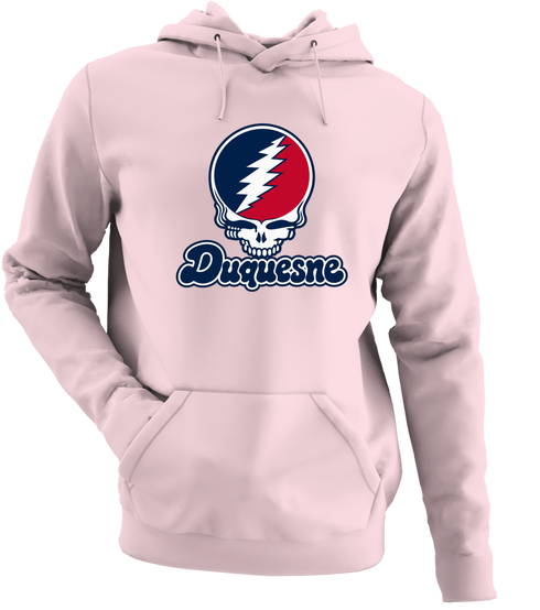 Duquesne Stealie Premium Unisex Hoodie — Design: Duquesne University — Light Pink