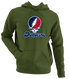Duquesne Stealie Premium Unisex Hoodie — Design: Duquesne University — Military Green