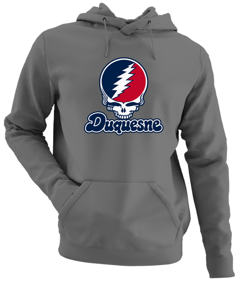 Duquesne Stealie Premium Unisex Hoodie — Design: Duquesne University — Charcoal