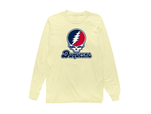 Duquesne Stealie Premium Unisex Long-Sleeve — Design: Duquesne University — Butter